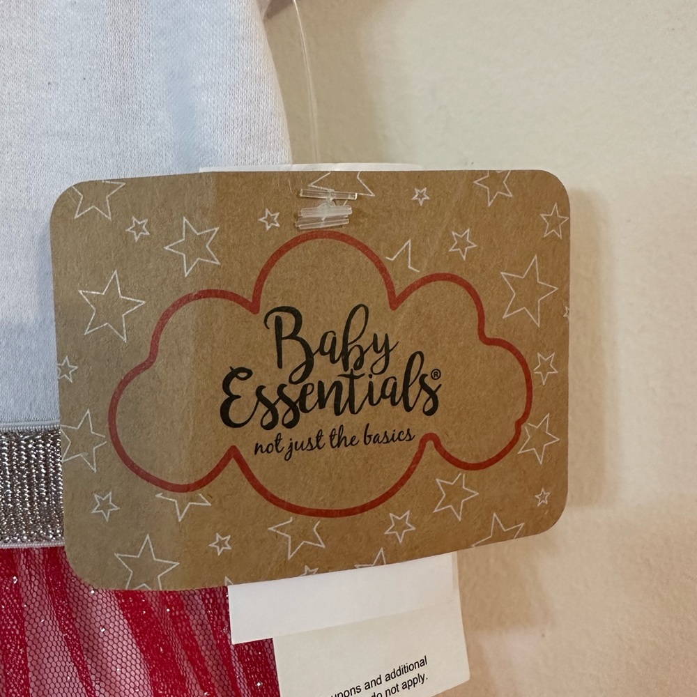 Baby Essentials 4th Of July Onesie With Built in Tutu NWT Various Sizes - Picture 4 of 5